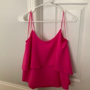 Dressy pink tank top